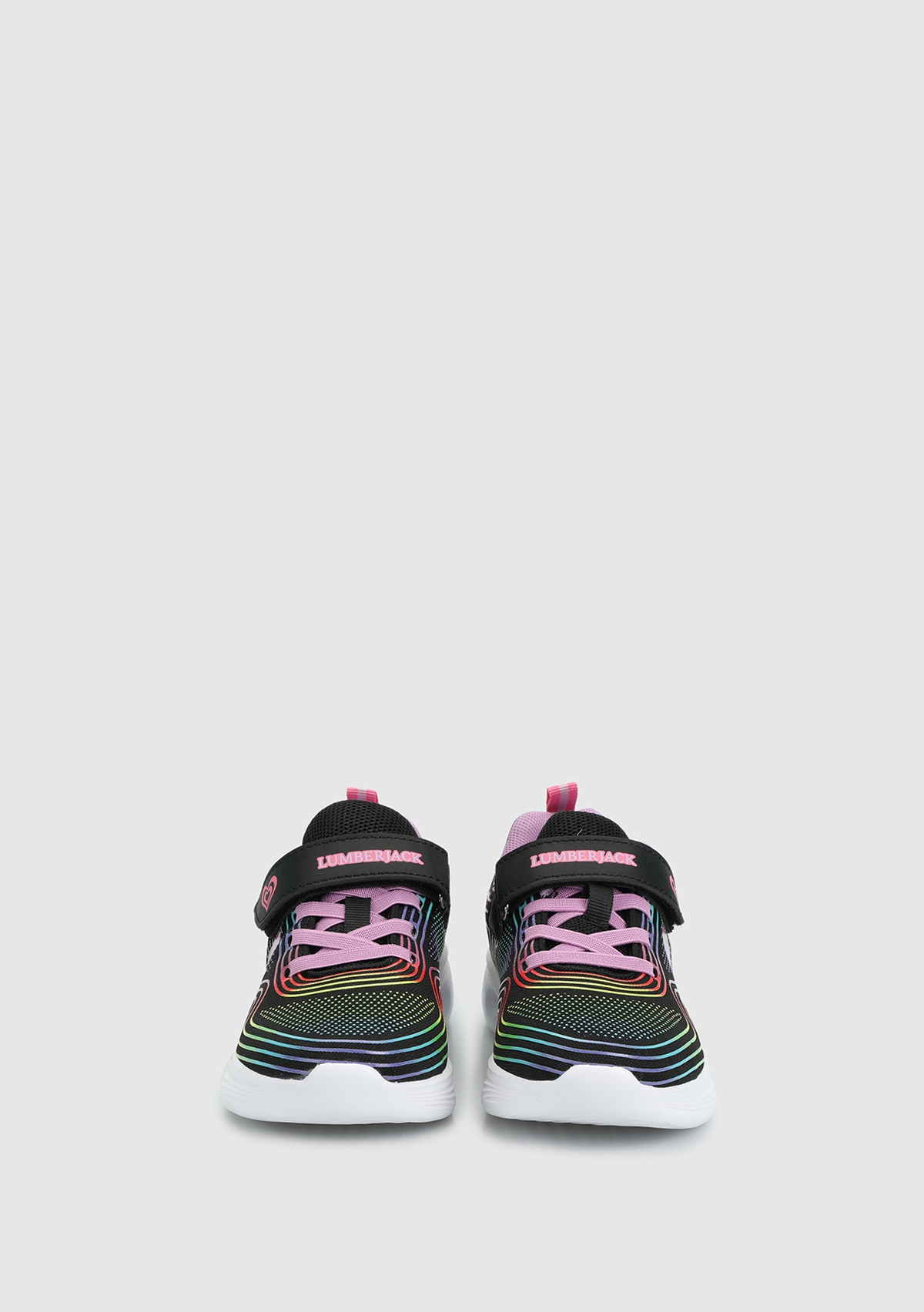 Rainbow Siyah Kız Çocuk Sneaker - Görsel 4
