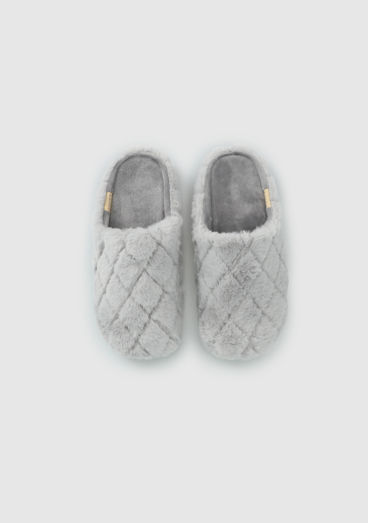 Gri Kadın Ev Terliği - Görsel 5