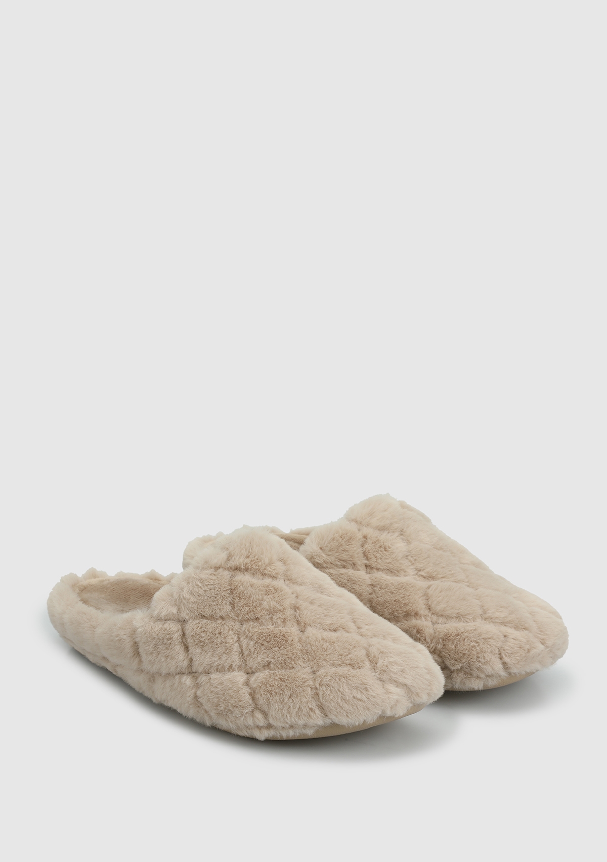 Bej Kadın Ev Terliği - Görsel 3