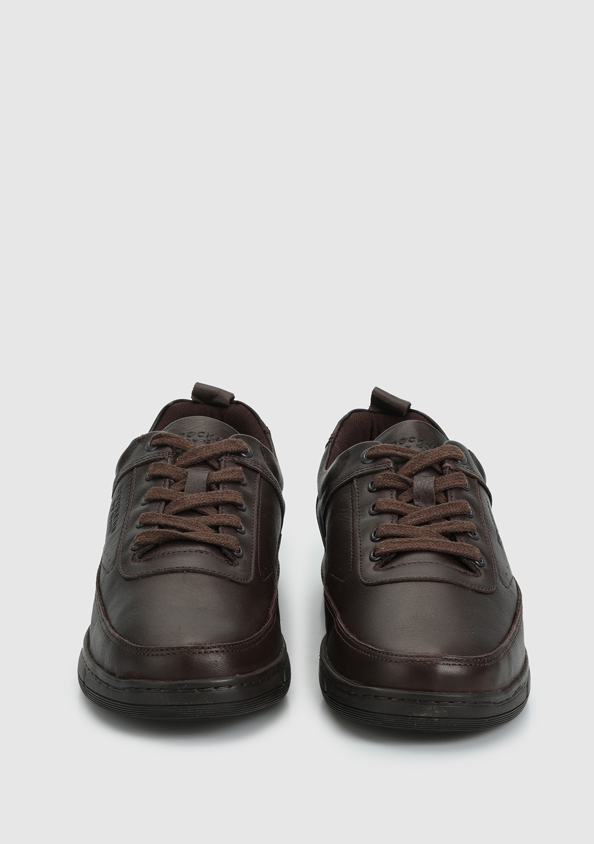 Kahve Deri Erkek Sneaker - Görsel 4