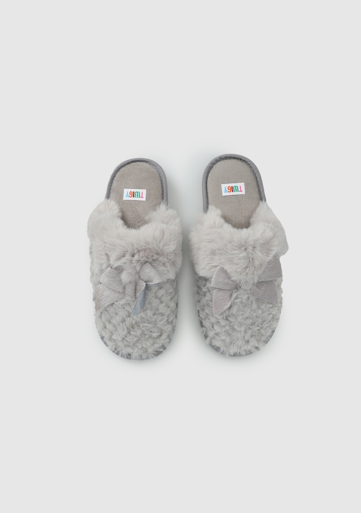 Gri Kadın Ev Terliği - Görsel 5