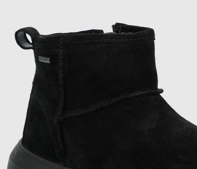 Siyah Deri Kadın Outdoor Bot - Görsel 6