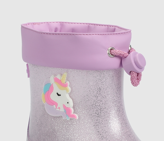 Pembe Kız Çocuk Yağmur Botu - Görsel 6