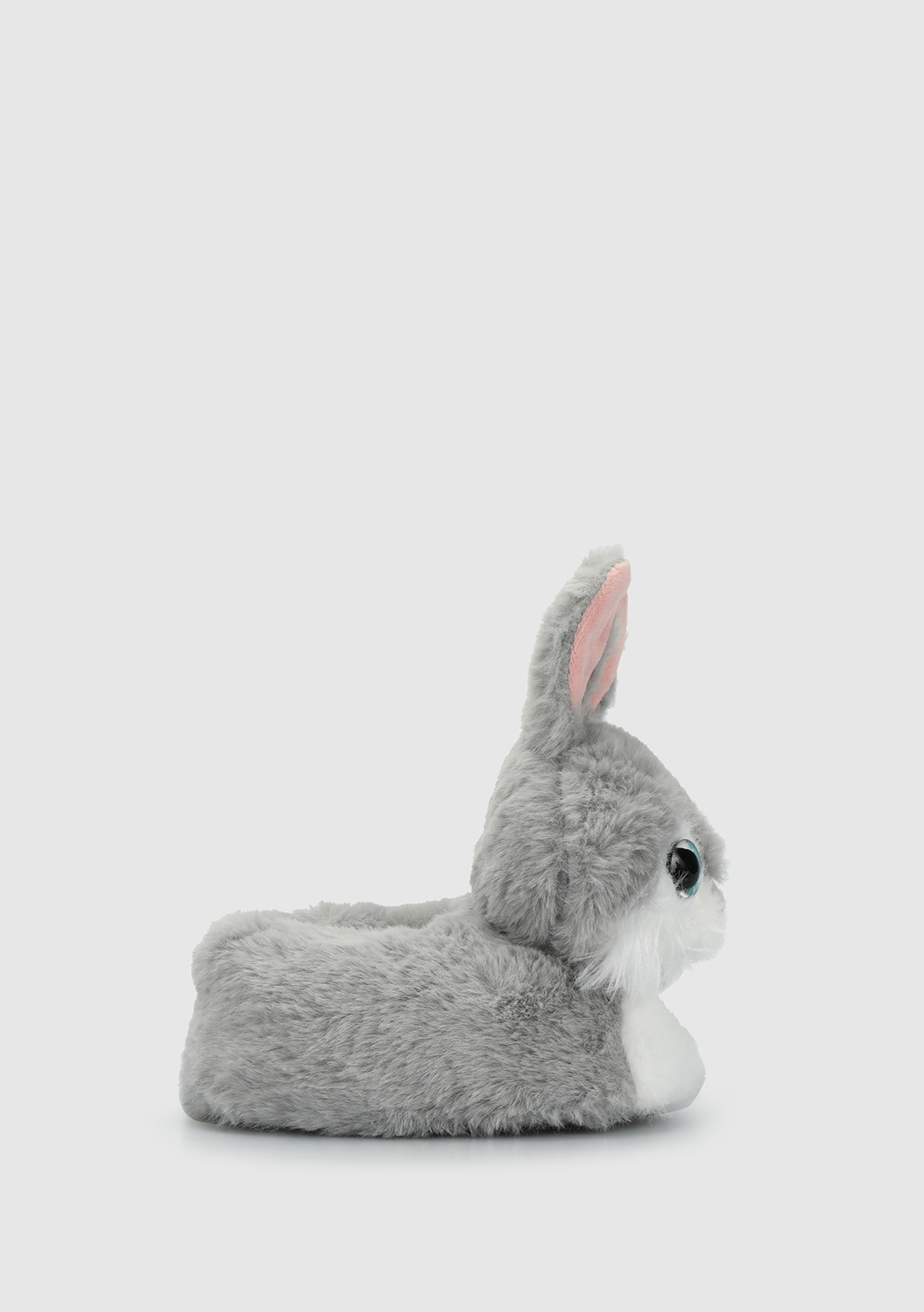 Gri Kız Çocuk Ev Terliği - Görsel 3