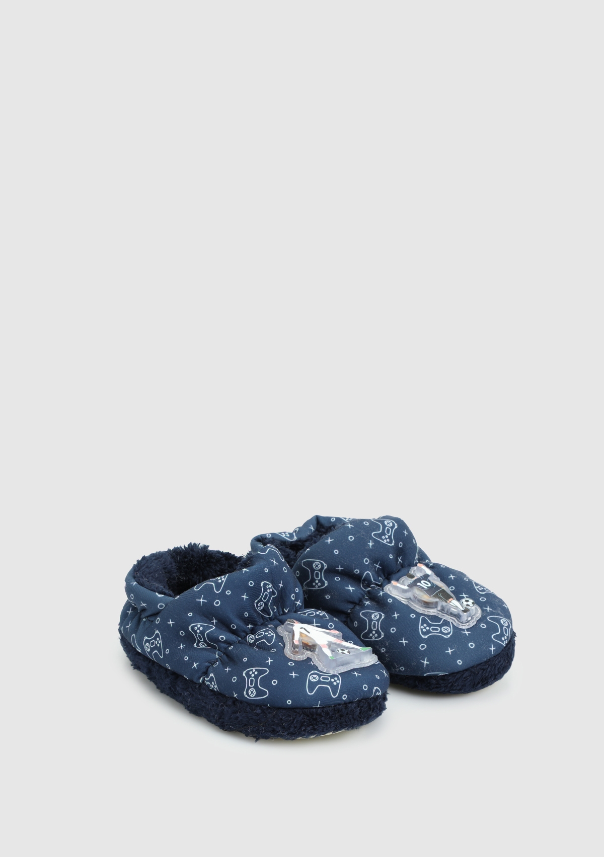 Lacivert Erkek Çocuk Ev Terliği - Görsel 2