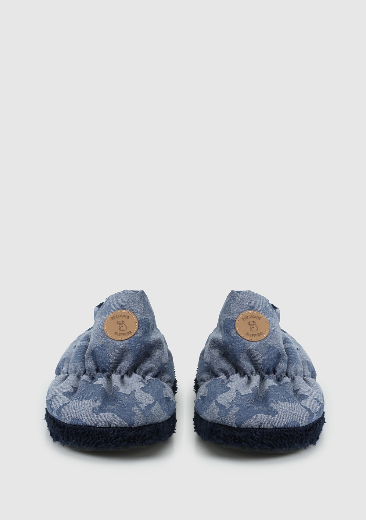 Peluche Peluche Lacivert Erkek Ev Terliği Ayakkabı Dünyası'nda! Lacivert - 4. görsel
