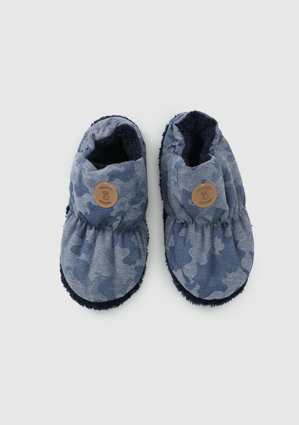 Peluche Peluche Lacivert Erkek Ev Terliği Ayakkabı Dünyası'nda! Lacivert - 6. görsel