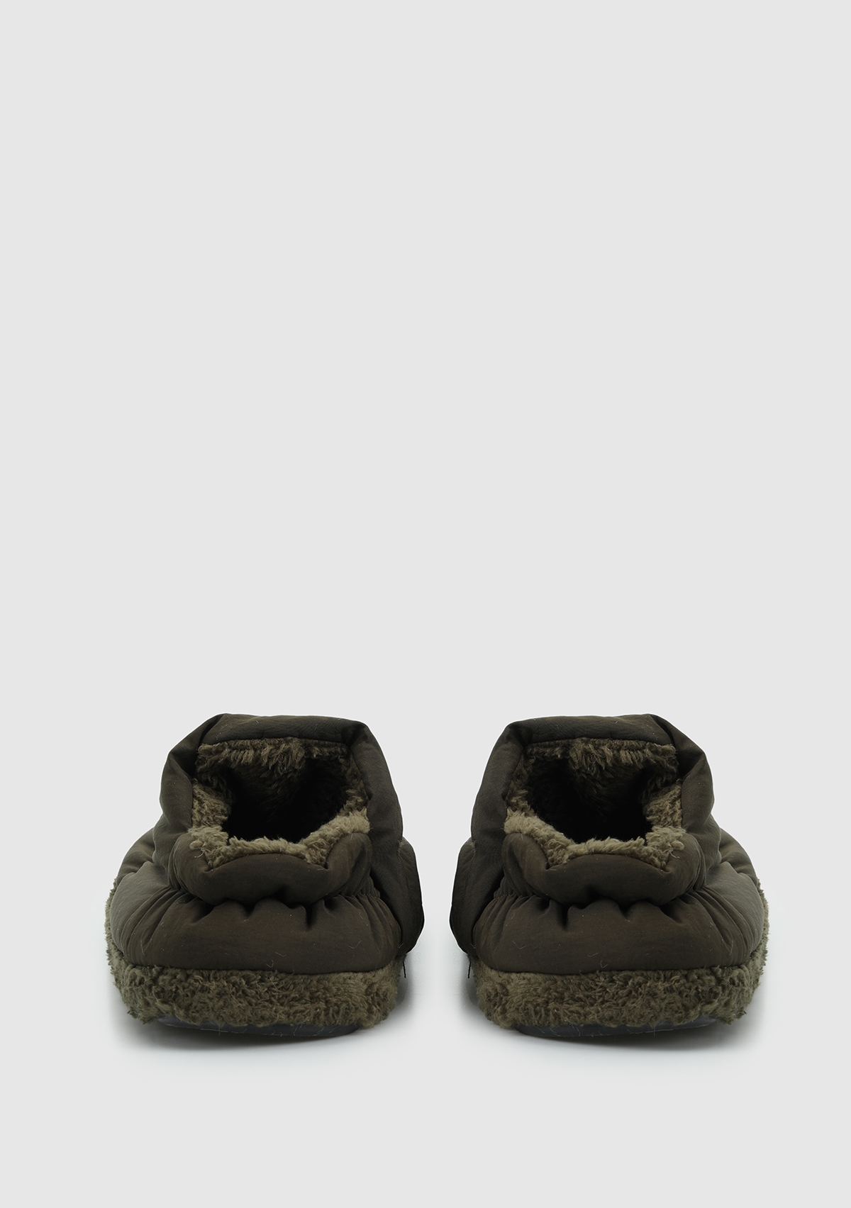 Peluche Peluche Haki Erkek Ev Terliği Ayakkabı Dünyası'nda! Haki - 5. görsel