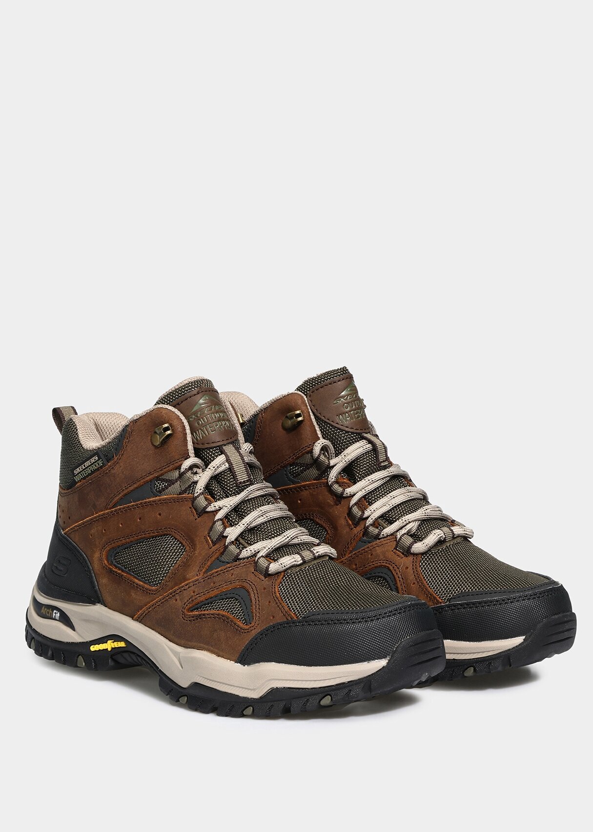 Skechers Olbr Arch Fit Dawson - Millard Olive Erkek Sneaker 204628
