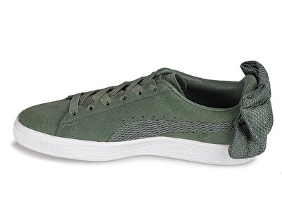Puma Suede Bow Uprising Yeşil Kadın Sneaker 36745502