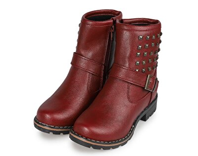 Pink Step Bordo Kız Çocuk Bot