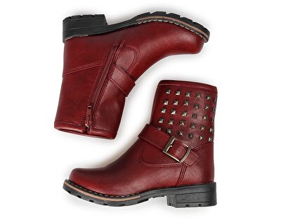 Pink Step Bordo Kız Çocuk Bot