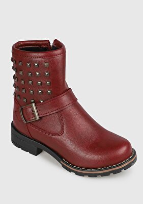 Pink Step Bordo Kız Çocuk Bot