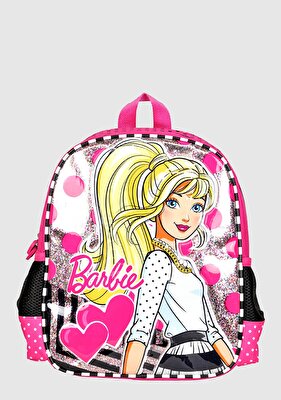 Barbie Pembe Kız Çocuk Ana Okul Çantası  