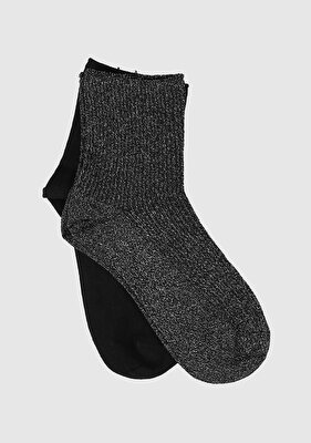 Socksmax Siyah Kadın Çorap