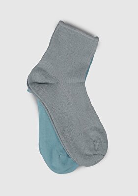 Socksmax Mavi Kadın Çorap