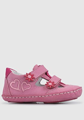 Kiddo Pembe Deri Kız Çocuk Casual Ayakkabı