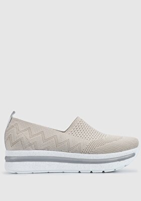 Provoq Bej Kadın Sneaker