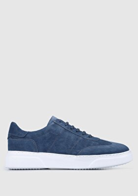 Provoq Lacivert Deri Erkek Sneaker