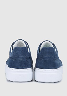 Provoq Lacivert Deri Erkek Sneaker