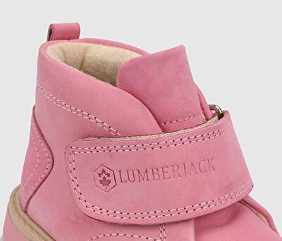 Lumberjack Kaya Pembe Deri Kız Çocuk Bot