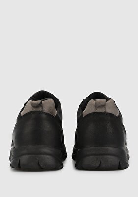 Bulldozer Siyah Deri Erkek Outdoor Ayakkabı
