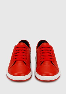 Provoq Kırmızı Deri Kadın Ayakkabı