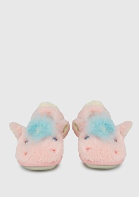 Twigy Pembe Kız Çocuk Ev Terliği