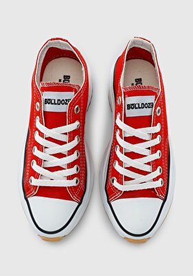 Bulldozer Kırmızı Kadın Sneaker