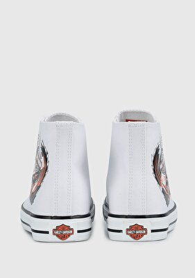 Harley Davidson Plano Beyaz Erkek Sneaker 023M100347