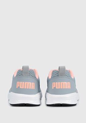 Puma Nrgy Comet Quarry-Soft Fluo Peach Gri Kadın Koşu Ayakkabısı 19055609