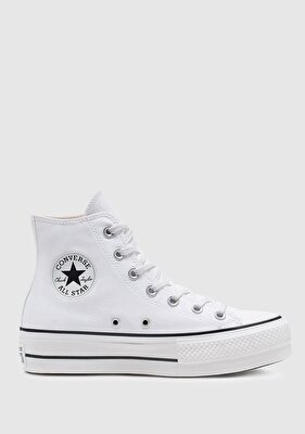 Converse Chuck Taylor All Star Platform Canvas Beyaz Kadın Sneaker 560846C 