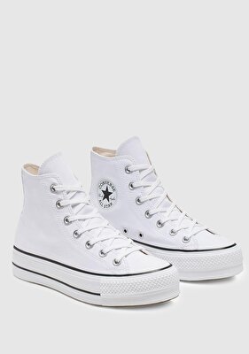 Converse Chuck Taylor All Star Platform Canvas Beyaz Kadın Sneaker 560846C 
