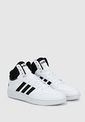 adidas Hoops 3.0 Mıd Beyaz Erkek Basketbol Ayakkabısı Gw3019