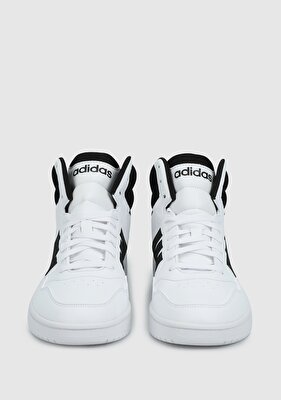 adidas Hoops 3.0 Mıd Beyaz Erkek Basketbol Ayakkabısı Gw3019