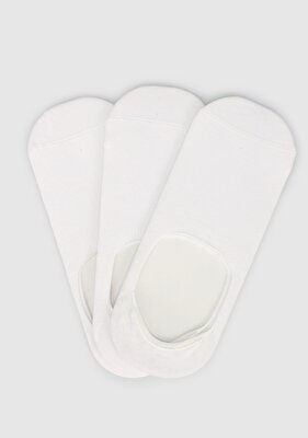 Miovela Beyaz  Miovela MVE10 Beyaz 3' lü Babet Erkek Çorabı