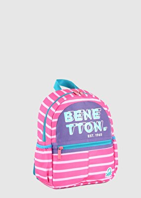 Benetton Pembe Kız Çocuk Ana Okul Çantası