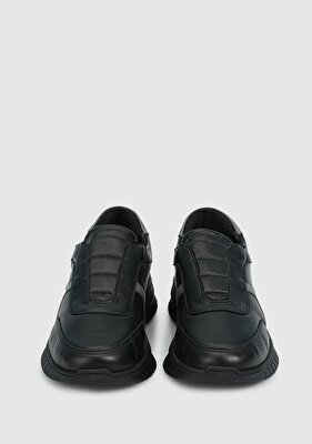 Eclipse Siyah Deri Kadın Sneaker