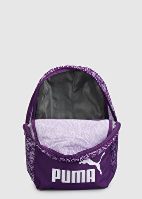 Puma Puma Phase Aop Backpack Purple Pop-Orien mor unısex sırt Çantası 07994802