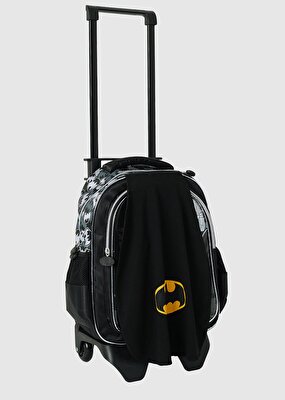 Batman Siyah Erkek Çocuk Çekçekli Çanta