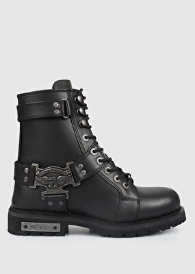 Harley Davidson Charles Siyah Erkek Deri Bot 025M100447 