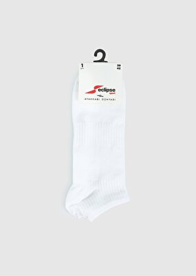ECLIPSE SPORT Beyaz  Eclipse Sport ES001 Patik Beyaz Çorap