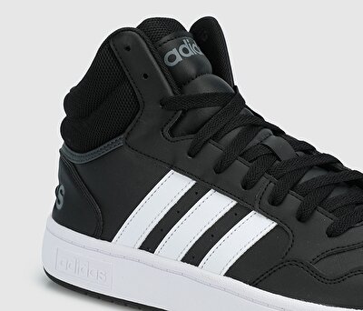 adidas Hoops 3.0 Mıd siyah erkek basketbol Ayakkabısı gw3020