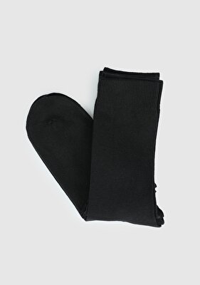 Miovela Siyah  Miovela MVE07 3Lü Siyah Erkek Çorabı
