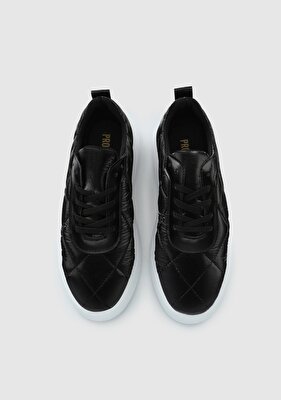 Provoq Siyah Kadın Sneaker
