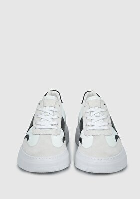  Beyaz Deri Erkek Sneaker