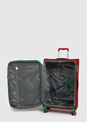 Benetton Kırmızı  Kumaş Valiz