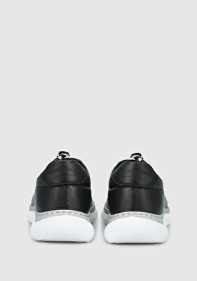 Eclipse Siyah Deri Kadın Sneaker