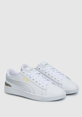 Puma  Vikky V3 Metallic Shine Kadın Beyaz Sneaker 39508501