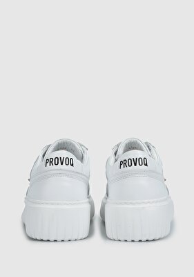 Provoq Beyaz Deri Erkek Sneaker